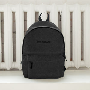 LessThanLove Embroidered Backpack