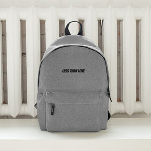 LessThanLove Embroidered Backpack